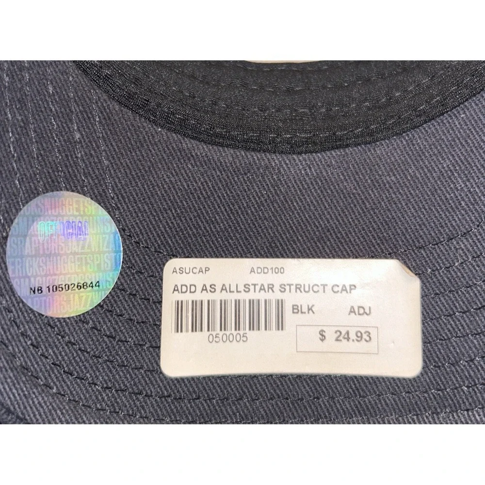 2009 NBA All-Star Game Phoenix Adidas Hat Cap ASG Black Strap‎ Back Adjustable